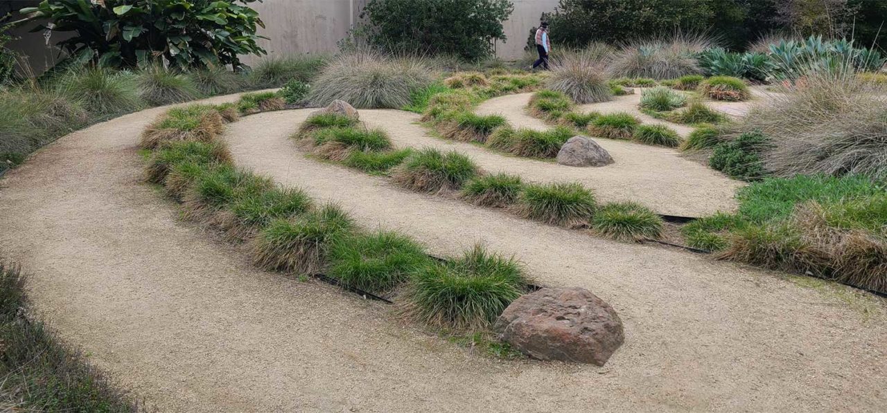 Rosicrucian Museum labyrinth installed by Ecological Concerns Inc